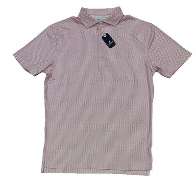 Johnnie-O Mens SMALL S Performance Jersey Polo - Emillio Lobster Polyester