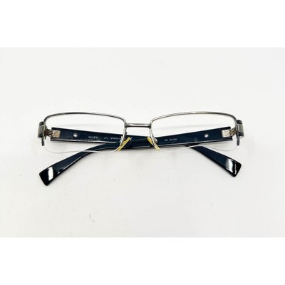 Giorgio Armani Eyeglasses GA 630 05A Black Silver Metal Full Rim 55-17-140