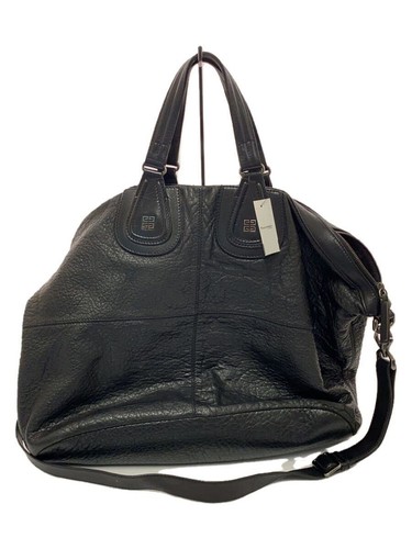 GIVENCHY nightingale leather Black tote bag MA0143 torn Used