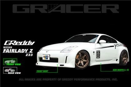 GReddy Urethane Front Lip Spoiler Fits 03+ Nissan 350Z - Imagem 2 de 4