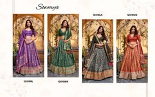 Latest New Tasar Silk Lehenga Choli With Dupatta For Indian Function Wear
