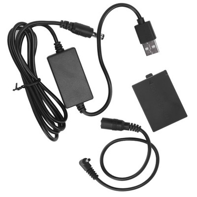 LPE10 Dummy Battery DC Coupler Power Adapter With USB Drive Cable For