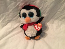 Ty Beanie Boos - NORTH the Holiday Penguin (6 Inch) MINT with MINT TAGS