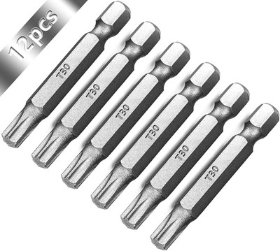 T30 Bit Lang 50 Mm Torx Ersatz Chrom-Vanadium-Stahl Set Sortiment Für Schrauberb