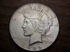 PEACE DOLLAR 1922 S BETTER DATE FROSTY UNC 90% SILVER DOLLAR