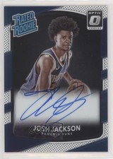 2017-18 Panini Donruss Optic Rated Rookie Signatures Josh Jackson #197 Auto s3g