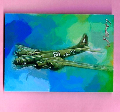B-17 Flying Fortress 2019 Edward Vela ACEO Artist Signed #2 #d /50 D375