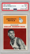 1961 Fleer Oscar Robertson #36 PSA 6