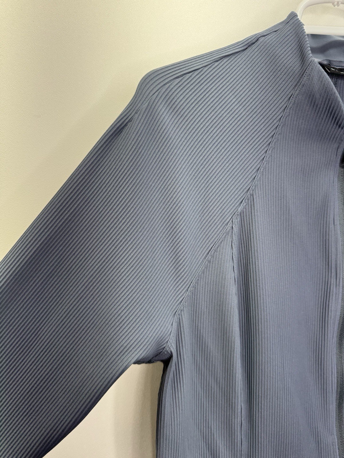 Athleta Salutation Ribbed Jacket Full Zip Thumbho… - image 4