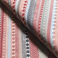 Lee Jofa Ornamental Stripe Fabric- Palmete Weave / Admiral 13 yds 2021101.195