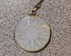 Vintage Hillcraft Castlecraft Iridescent Glass AB Rhinestone 12KGF Necklace 16" — photo 8