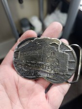 KENWORTH K100 KING OF THE ROAD TRUCK BELT BUCKLE 1976 GREAT AMERICAN BUCKLE CO.