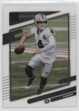 2021 Panini Clearly Donruss Derek Carr #28 0s9t