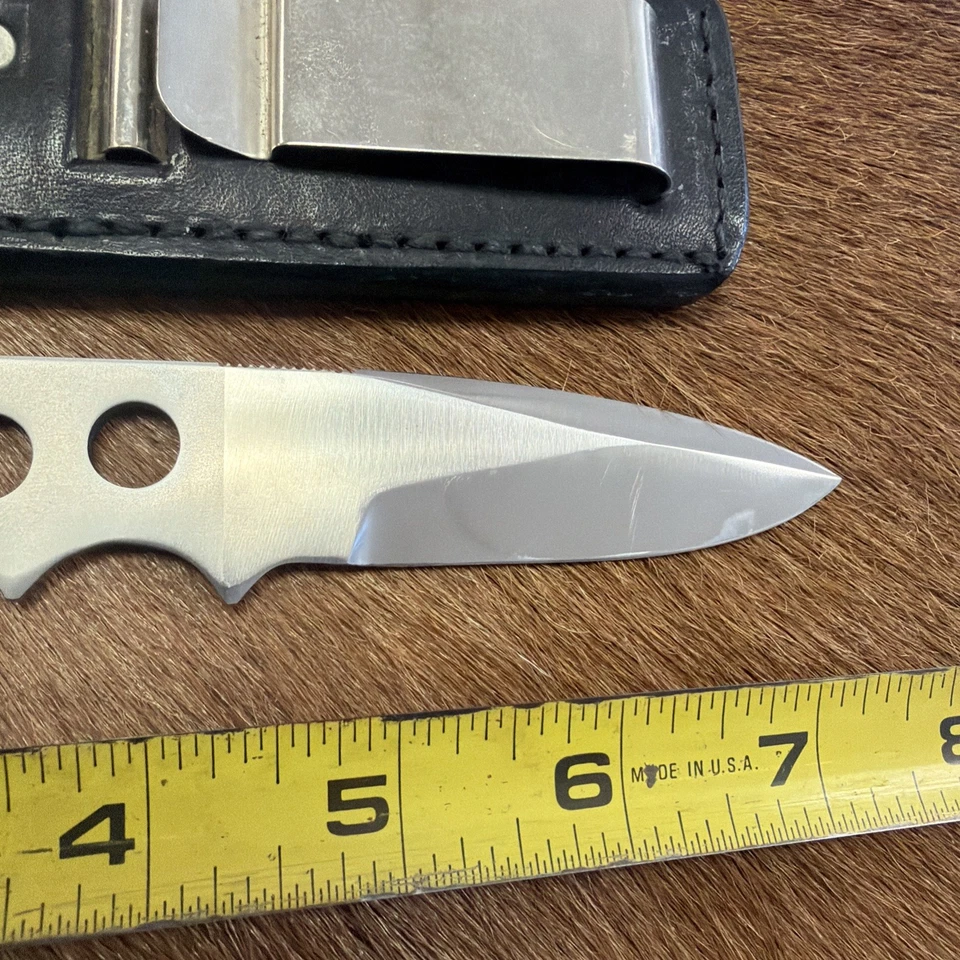 Cuchillos Hechos Randall Cuchillo TRIATLETA, Hoja de Acero Inoxidable, Funda Negra COMO NUEVO Foto 3 de 4