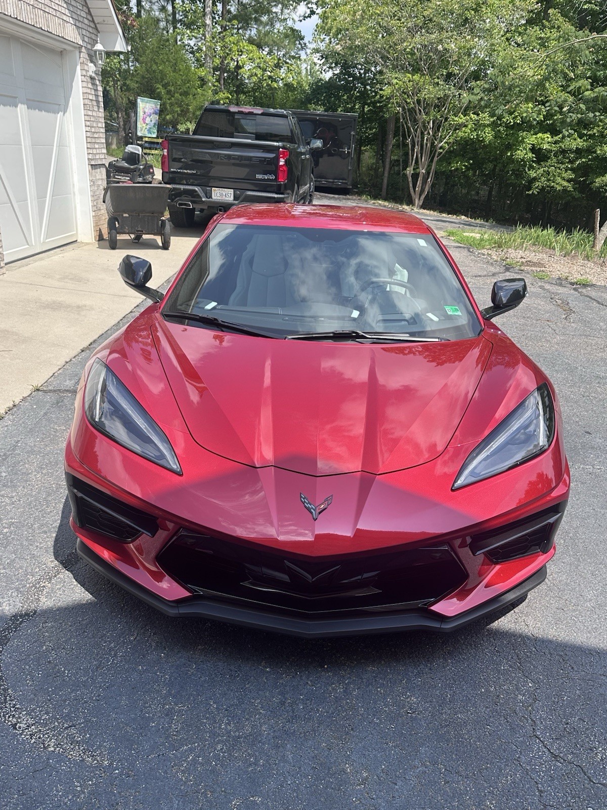 2023 Red Chevrolet Corvette   | C8 Corvette Photo 3