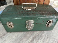 Union Steel Chest Corp Utility Tool Box Chest Green Metal Tackle Box Made in USA