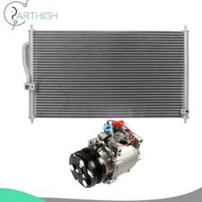 AC Condenser & AC Compressor Fit For 1997 1998 1999 2000 2001 Honda CR-V