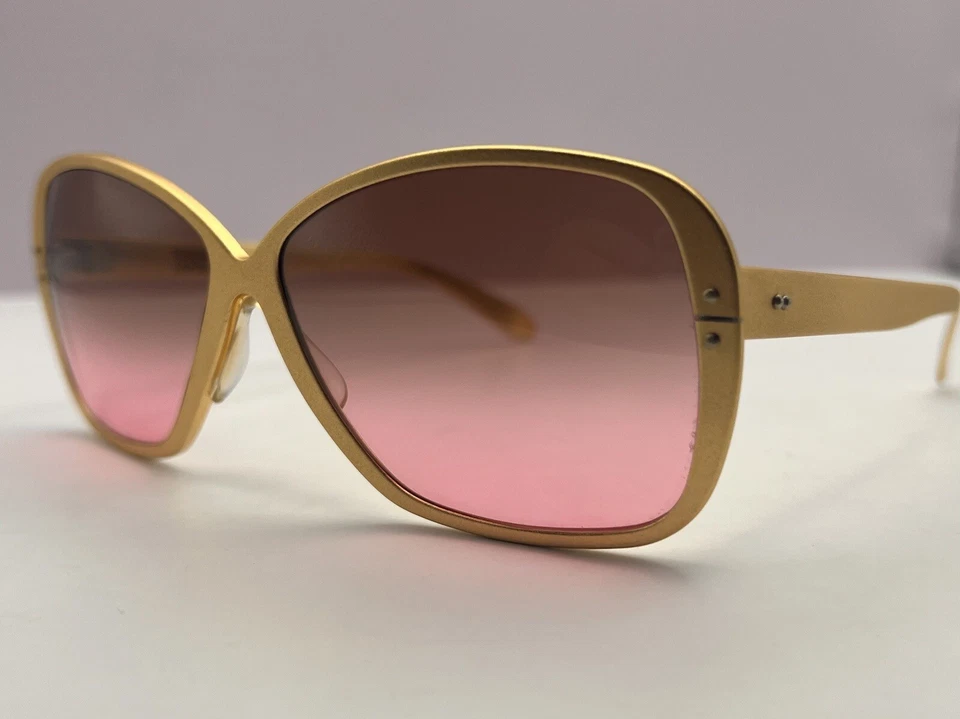 Marco de aluminio japonés vintage revivido con lentes personalizadas Berko’s Design TOTALMENTE NUEVAS Foto 3 de 4