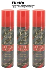 3 x Designer Imposters A Little Sexy Gentle 2.5 oz Body Spray LOT