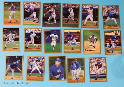 1999 Topps Toronto Blue Jays Team Set 17 Cards Halladay Canseco Combine Shipping