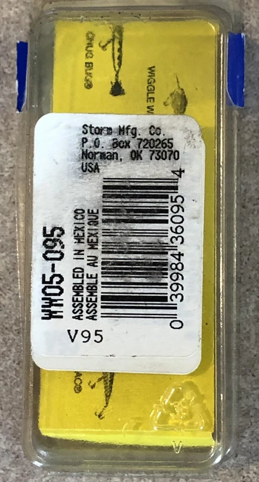 De colección Storm Pre Rapala Wiggle Wart SOLO EN CAJA con papeleo para señuelo V95 Foto 2 de 4