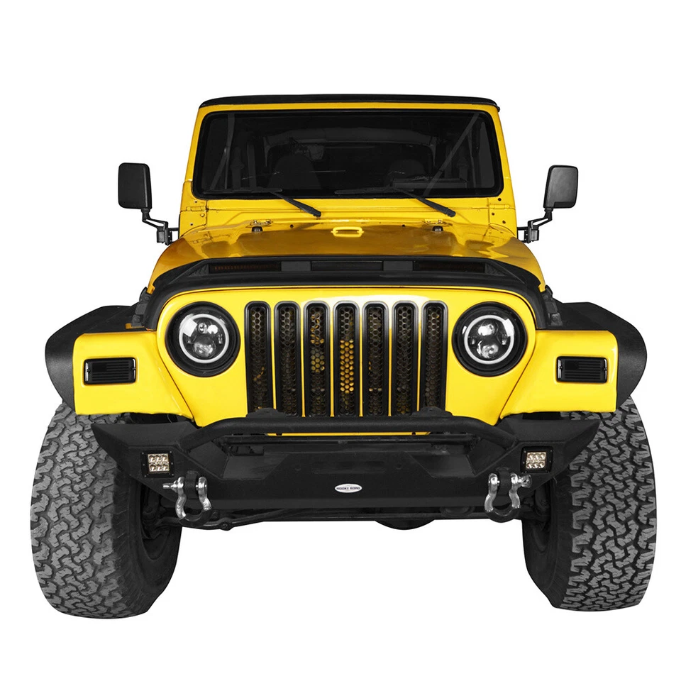 Intermitente indicador LED ámbar luz de señal de giro delantera Fit 97-06 Jeep Wrangler TJ Foto 2 de 4