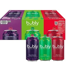 bubly Sparkling Water Variety Pack, 12 fl. oz., 24 pk.