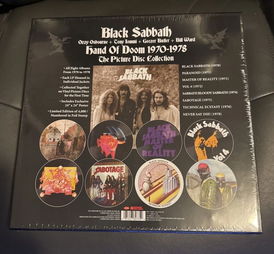 Black Sabbath - Hand Of Doom Box Set (Limited Edition) SEALED NEW 1 of 4000 - Image 4 of 4