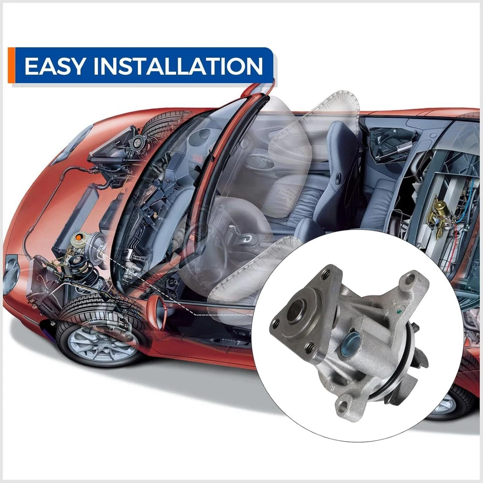 Водяной насос двигателя для Lincoln MKZ Mercury 2.0 2.3 2.5L Focus Mazda 3 Fusion Edge - Изображение 4 из 4