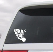 OAKLAND RAIDERS STICKER CALIFORNIA VINYL  DECAL VEHICLE GRAPHIC CUSTOM  BOAT CAR
