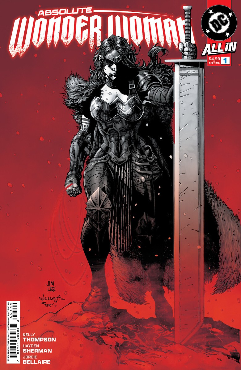 ABSOLUTE WONDER WOMAN #1 (JIM LEE 4TH PRINT VARIANT) COMIC BOOK