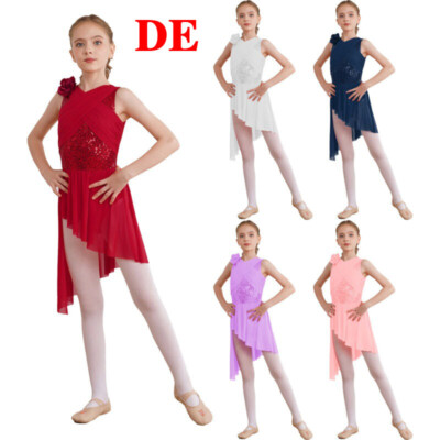 Mädchen Lyrisches Ballett Tanzkleid Tutu Rock Modernes zeitgenössisches Kostüm