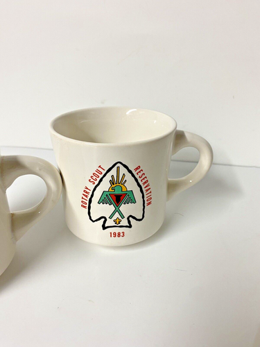 Taza de reserva Boy Scout Rotary Scout 1981, 1983, 1984, 1985 (2) Lote de 5 - Imagen 3 de 10