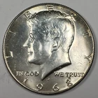 1968-D Kennedy Half Dollar 40% Silver Brilliant Uncirculated (BU) KM#202a 6165AH