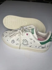 Adidas Stan Smith X Andre Saraiva White The World Needs Love Men's 3 GY1790 NWOB