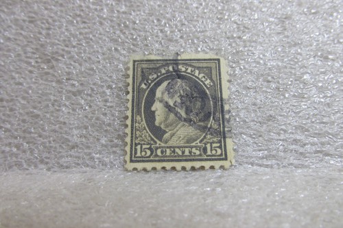 1912-1914 Stati Uniti ANNULLATO 15c FRANKLIN SCOTT #418