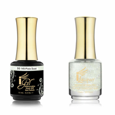 IGel Duo Nail Lacquer + Gel Polish Matching Color Set - #145 PIXIE DUST