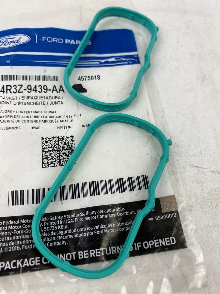 Paquete de 2 juntas de colector de admisión originales Ford OEM 4R3Z-9439-AA Foto 4 de 4