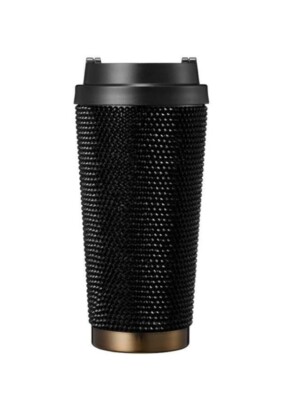 Starbucks Korea 473ml SS 25th Anniversary Rhinestone Black Tumbler
