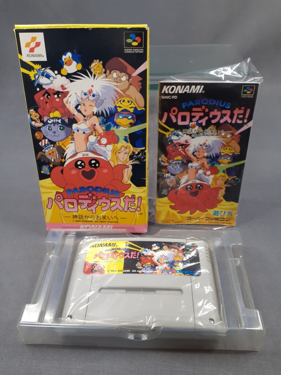 NINTENDO SUPER FAMICOM SFC Parodius! From Myth to Laughter Japanese Boxed