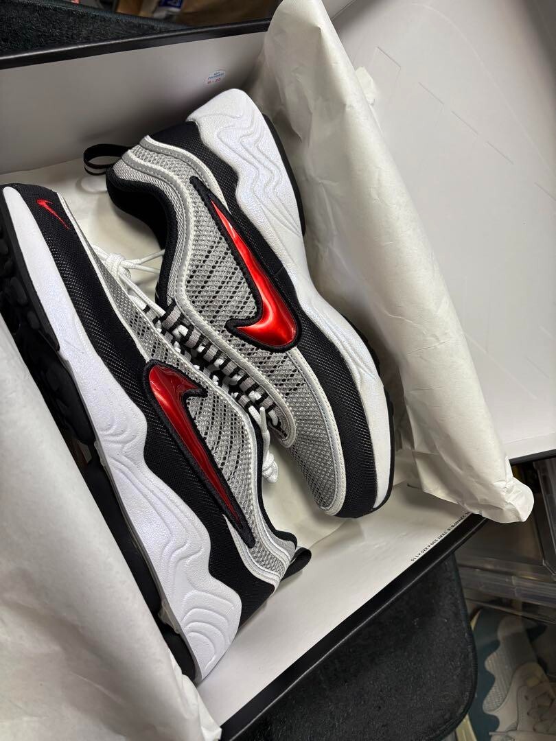 Nike Sneakers Shoes Air Zoom Spiridon OG Sport Red Black Men
