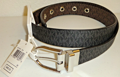 Michael Kors Black and Tan Women\'s Belt‎ Size M MICHAEL KORS WOMEN main image 4