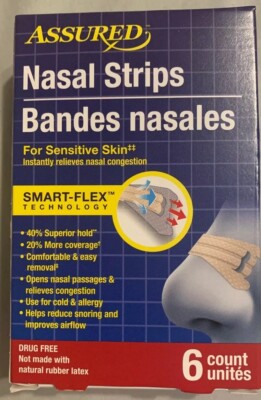 ASSURED NASAL STRIPS SMART FLEX INSTAN RELIEVES OF NASAL CONGESTION 