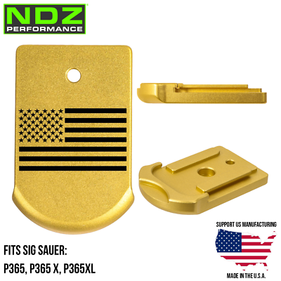 NDZ Sig P365 P365 XL P365X Magazine Base Plate Slim Carry Aluminum