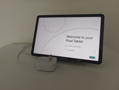 Google Pixel Tablet 14 With Smart Home Hub Speaker Dock Charging Station