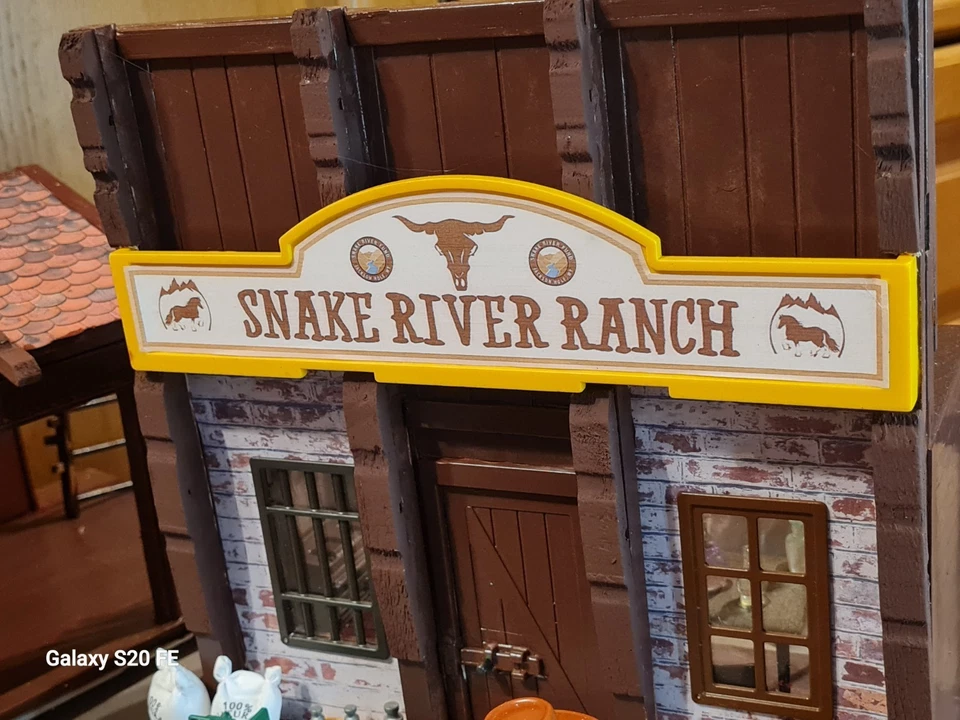 PLAYMOBIL CUSTOM SNAKE RIVER RANCH MIT LICHT UNIKAT - Bild 3 von 4