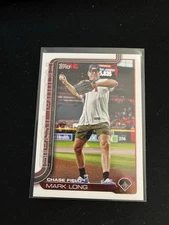 2025 Topps Series 2 RARE First Pitch #FP2-5 Mark Long Chase Field