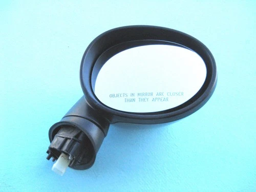 16 17 18 MINI COOPER CLUBMAN RIGHT PASSENGER SIDE VIEW DOOR MIRROR BLACK USED RH