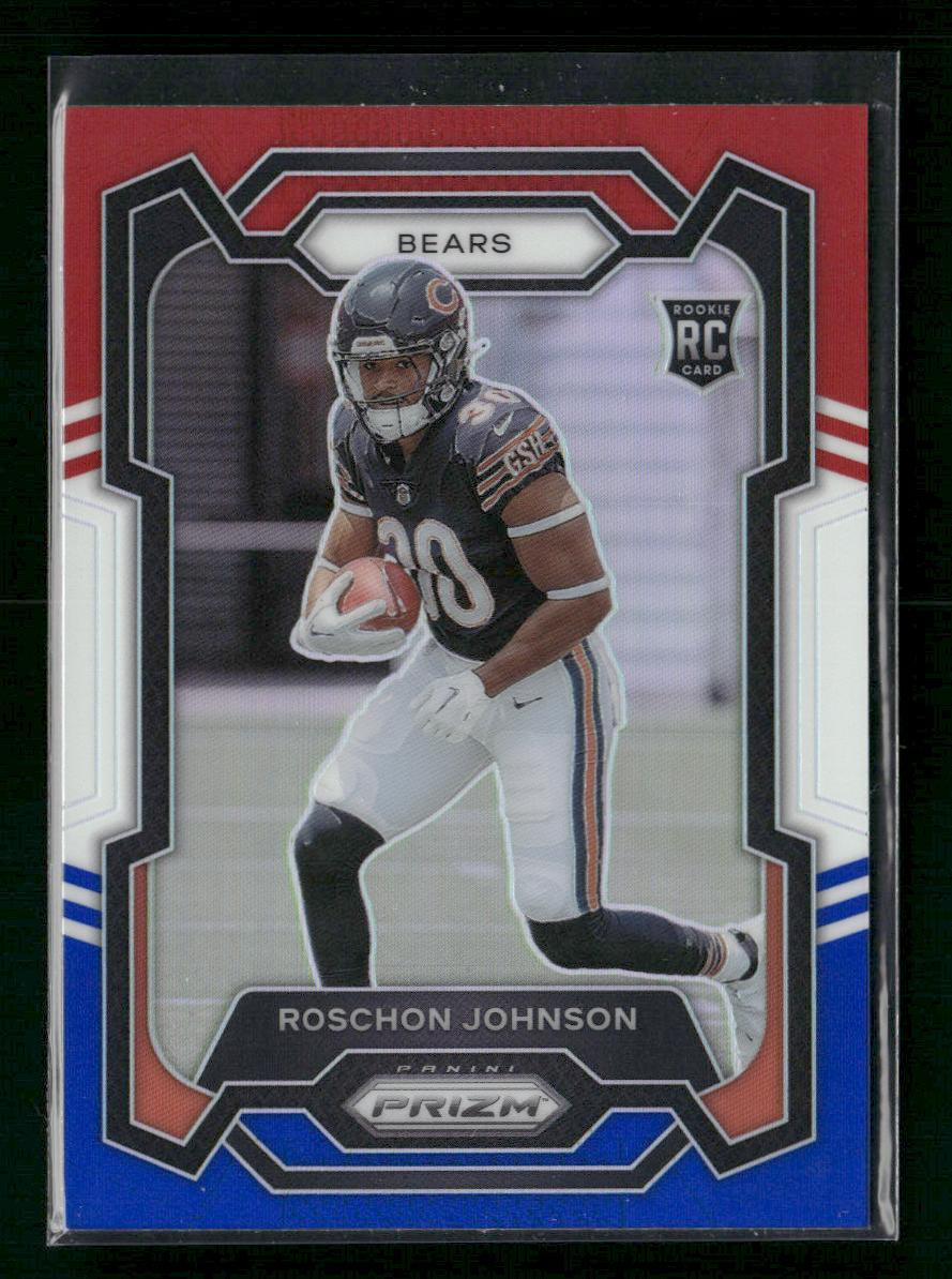 2023 Panini Prizm #314 Roschon Johnson Purple #/125