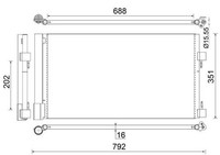 Mahle Kondensator Klimaanlage AC 486 000S FüR DT0 Laguna BT0 KT0 Renault 3 Dci